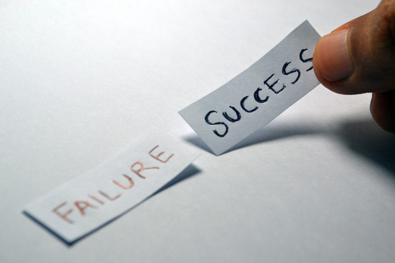success, failure, opposite